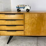 mid-century modern birch sideboard, 1950s