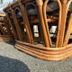 Vintage rattan lounge – sofa and two armchairs – 1960s/70s