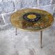 Vintage coffee table compass feet