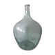 Demijohn green transparent blown