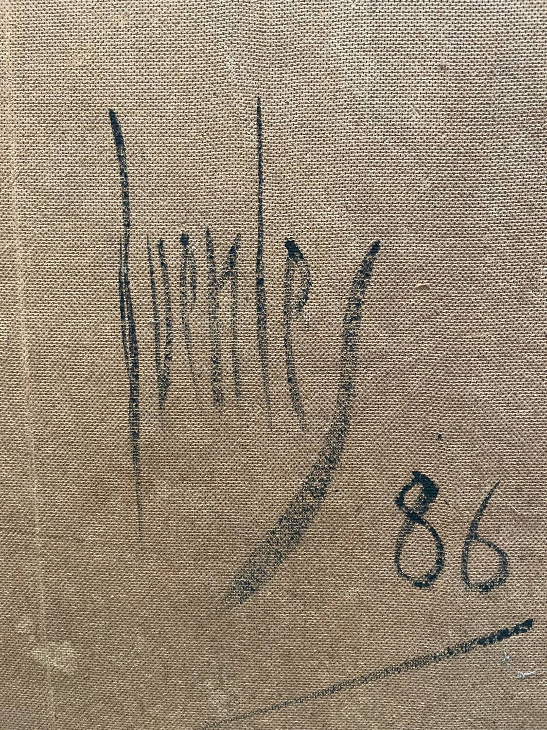 Still life painting with flowers