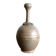 Brown ceramic vase with a long neck, 1950s.