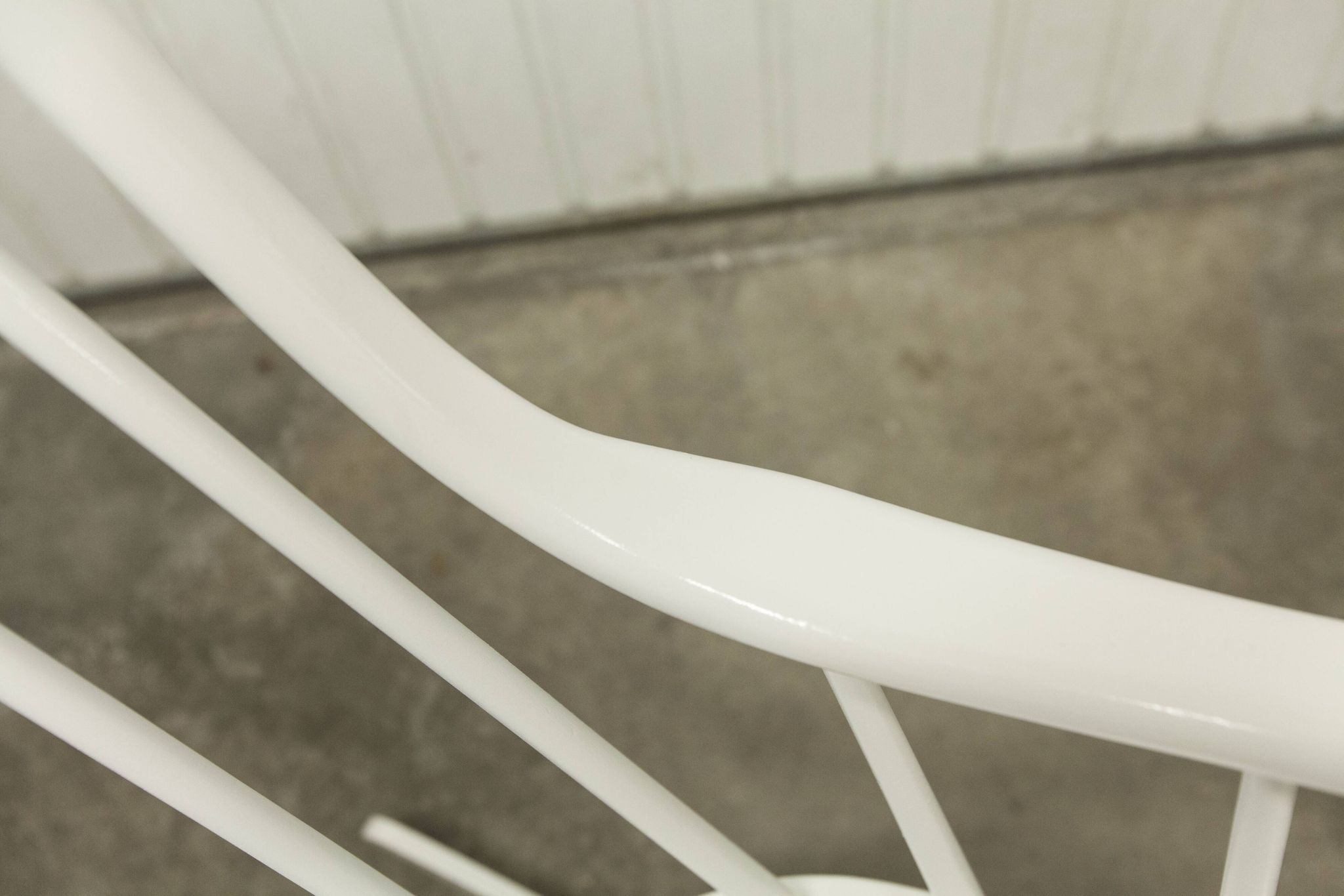 Grandessa rocking chair in white beech by Lena Larsson 1960 for Nesto