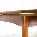 60s Danish teak dining table extandable for Randers Møbelfabrik