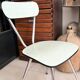Set of 3 green Formica chairs