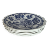 5 hollow plates English décor