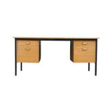 Ash desk, Danish design, 1980s, production: Labofa Møbler