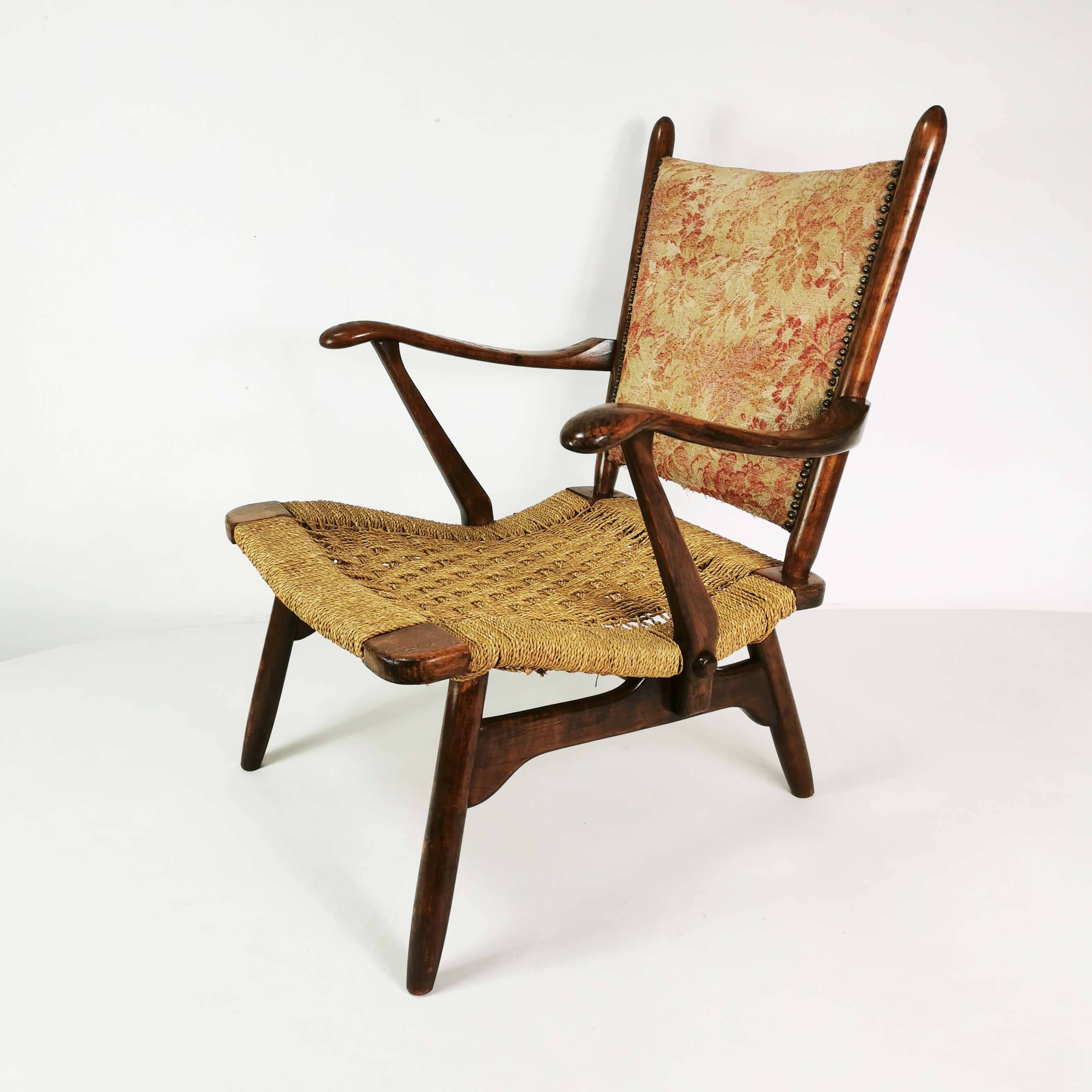 Art Deco armchair, designed by De Ster Gelderland, Netherlands, 1950s.