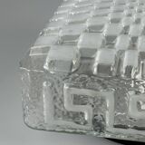 1960s 1970s Lamp Light Ceiling Flush Mount Glass German Design