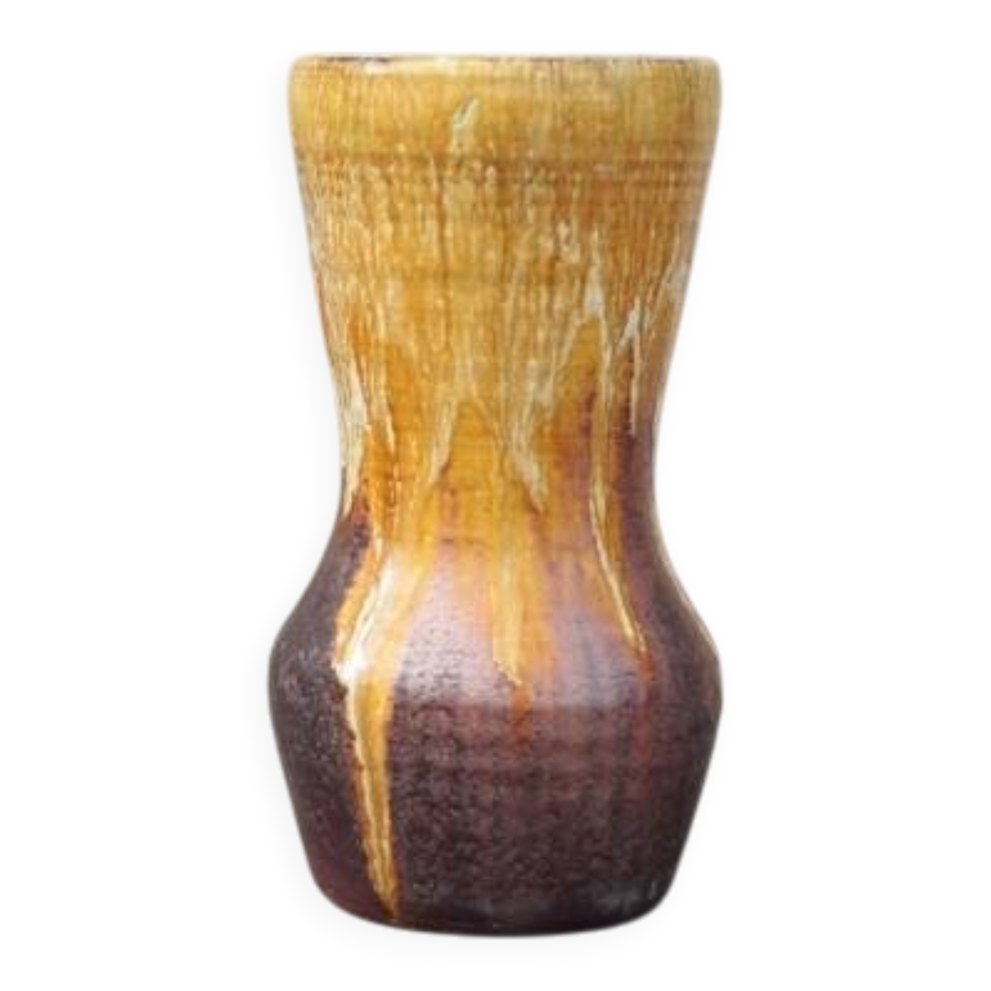 Hubert Guy for Accolay – Important glazed ceramic vase – France, circa 1955