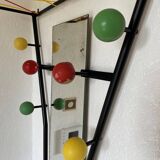 Dressing room wall coat rack vintage design 50 60