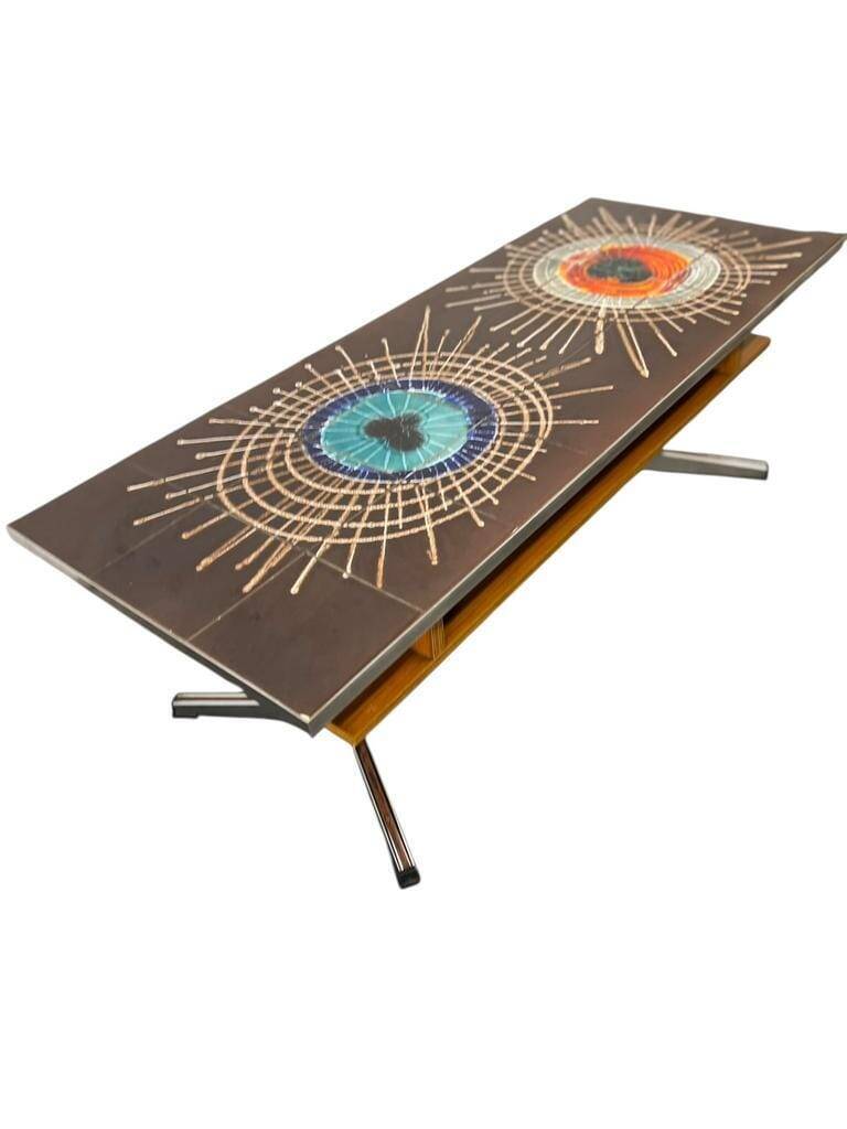 Vintage brown coffee table / belarti coffee table