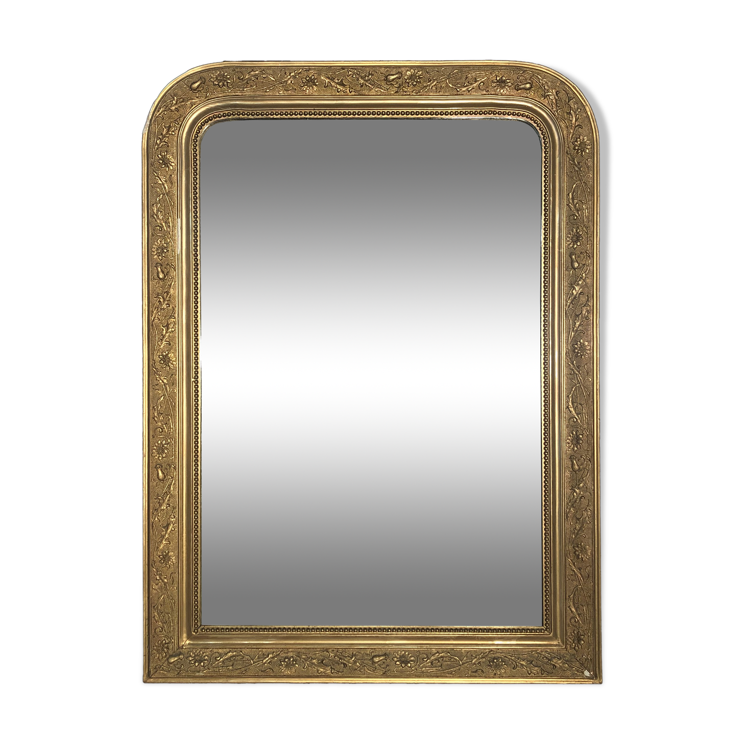 Former Louis Philippe mirror, mercury ice, 97x71cm