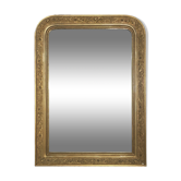 Former Louis Philippe mirror, mercury ice, 97x71cm