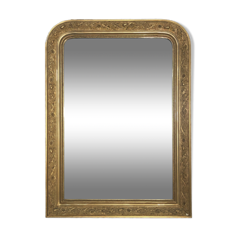 Former Louis Philippe mirror, mercury ice, 97x71cm
