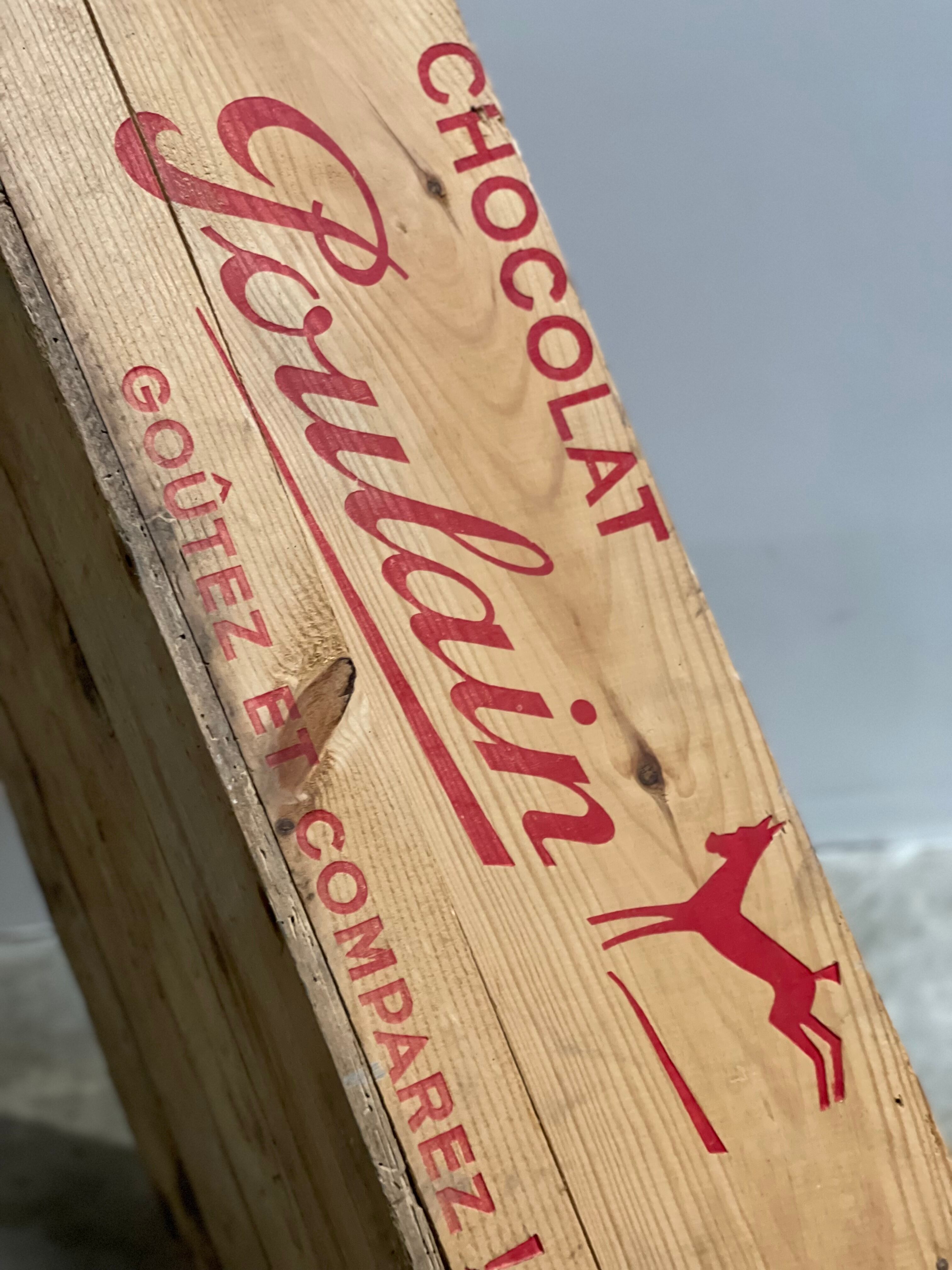 Poulain chocolate transport case