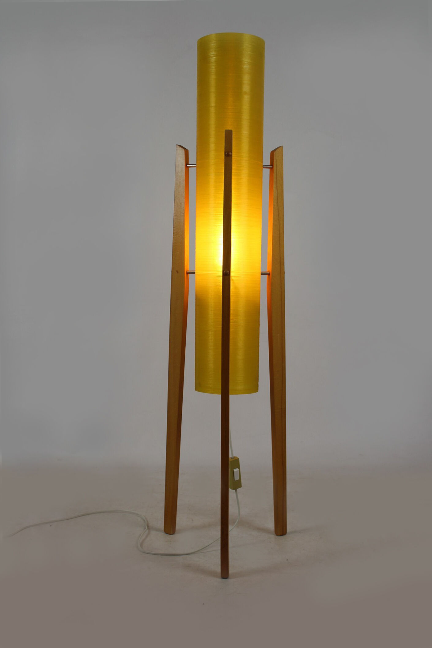 Vintage Rocket Floor Lamp from Novoplast Sered, 1960s