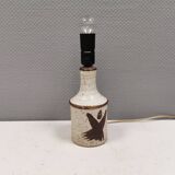 Table lamp in stoneware/ceramics by Danish Axel Larsen 1970-80s