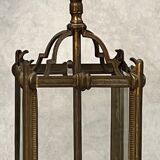 Bronze hanging lantern.