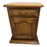 Buffet with 1 door, 1 drawer in solid oak