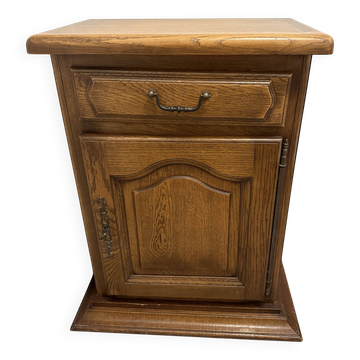 Buffet with 1 door, 1 drawer in solid oak