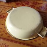 Plat émaillé à poignées