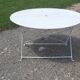 Table de jardin fer ronde et repliable