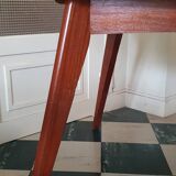 Varnished wooden table from the 1960s.