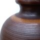 Vase marron grès du Marais années 60