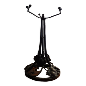Pied de lampe fer forgé