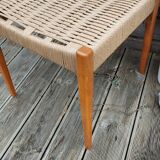 Chair n4 Scandinavian design rope Danish