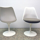 Set of Two Tulip Swivel chairs by Eero Saarinen, Knoll