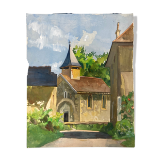 Vintage watercolor