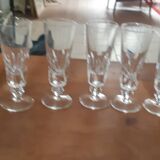 6 crystal flutes from St Louis