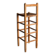 Rustic rush seat bar stool | France | 1960s