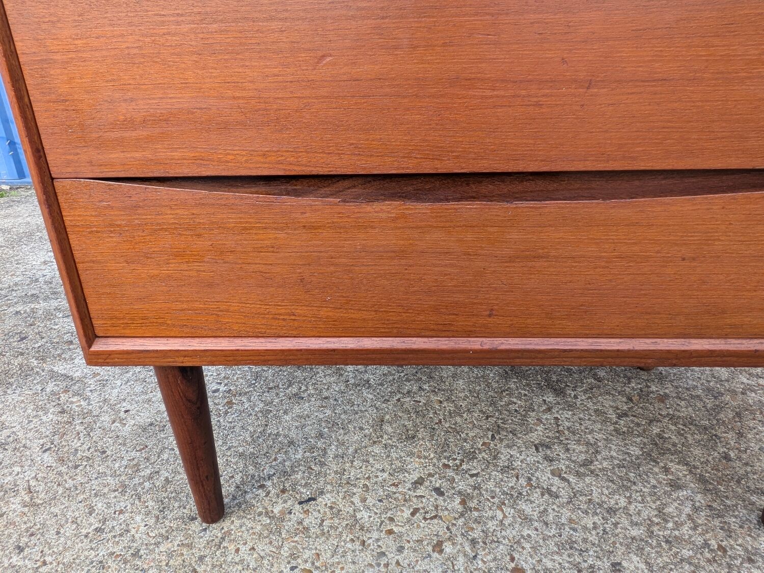 Teak dressing table by Arne Vodder for Olholm Mobelfabrik, 1960