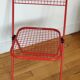 Pair of folding chairs Talin metal red