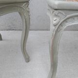 Salon Louis XV with double patinated cannage