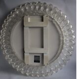 Schneider round mirror lucite vintage design