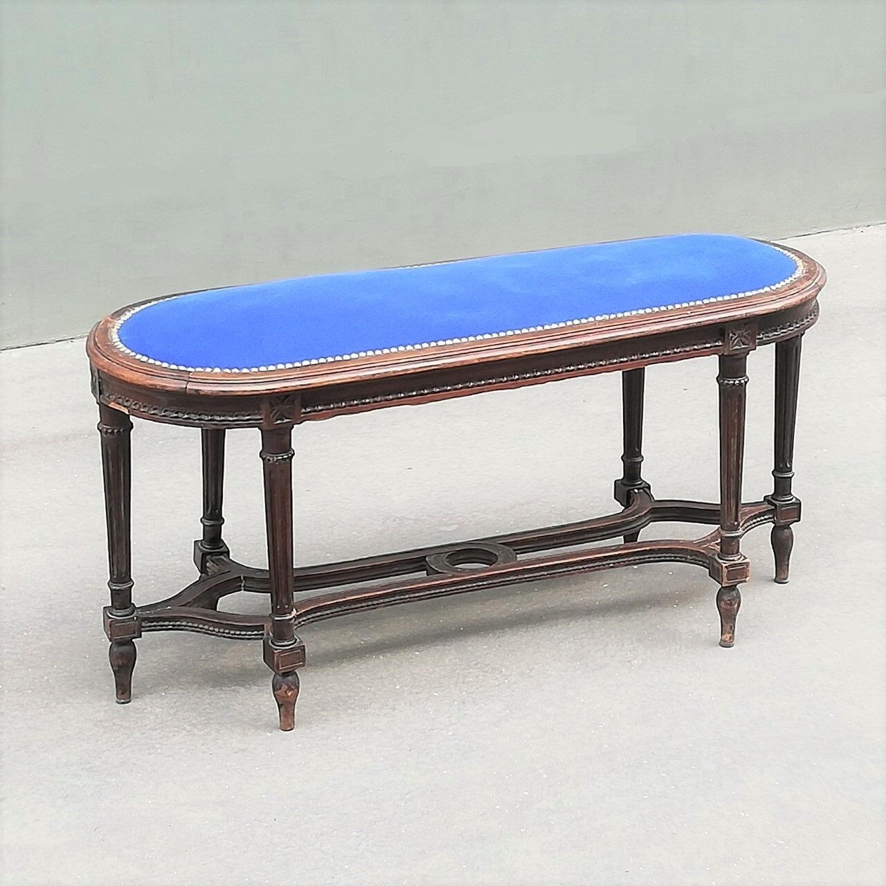 Banc en bois de style Louis XVI