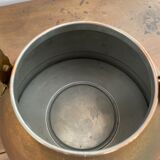 Bouilloire cuivrée poignée porcelaine