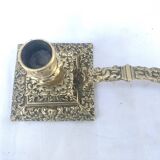 Bronze hand candlestick