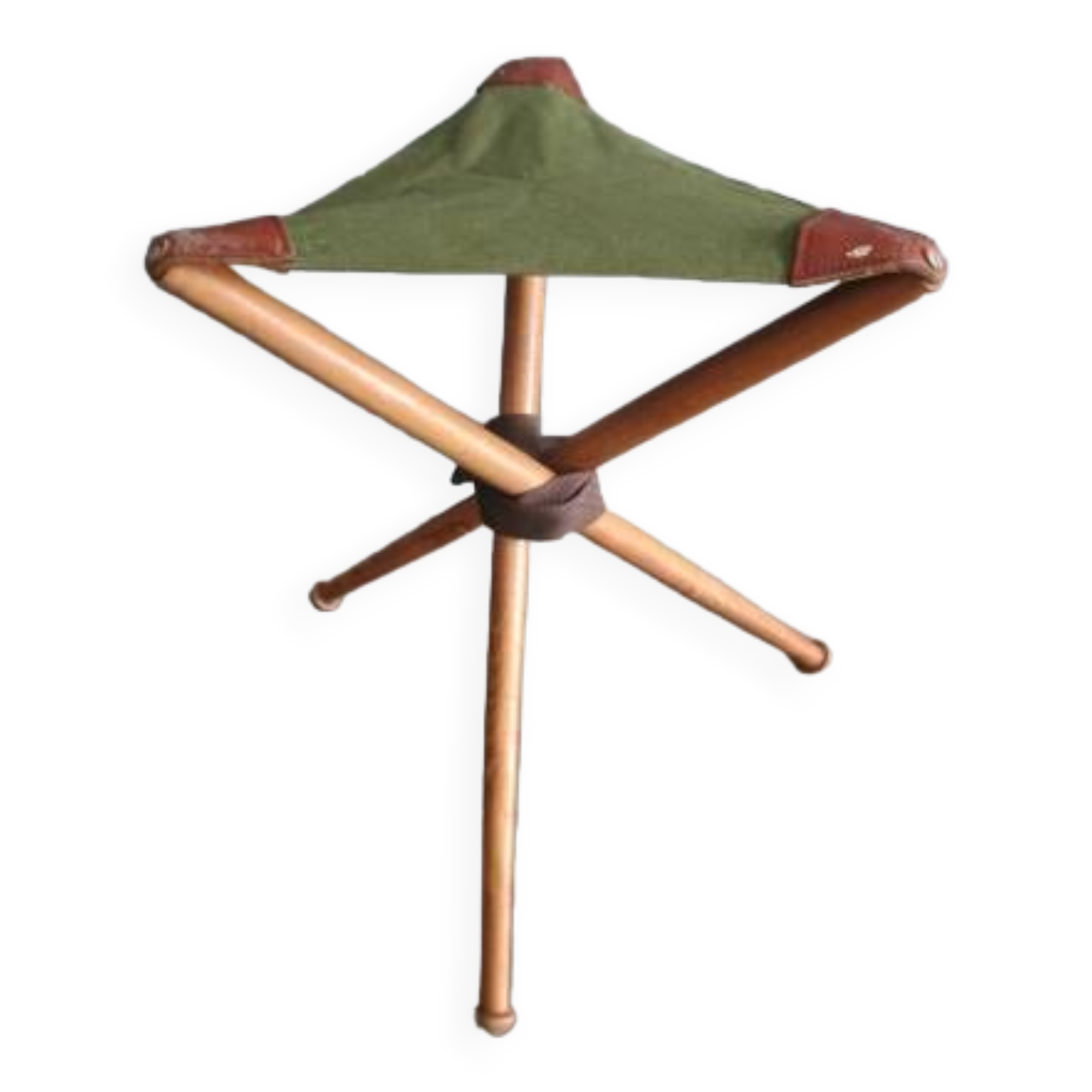 Tabouret pliant ancien