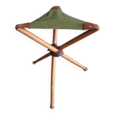Tabouret pliant ancien