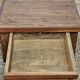 Pair of handcrafted walnut bedside tables from the 20th century.