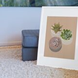 Illustration "Succulent Trio" by Noums Atelier