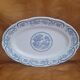 Digoin Sarreguemines oval dish.