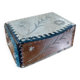 Glass jewelry box
