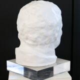 Plaster head, 70s