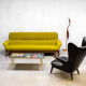 Danish midcentury design sofa ‘mellow yellow’
